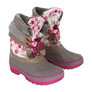 NEVER BEEN WORN DREAM PAIRS Boys Girls Insulated Waterproof Winter Snow Boots